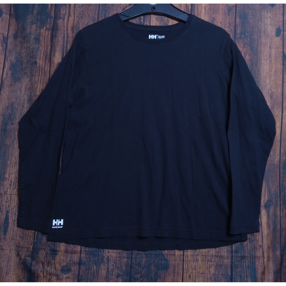 Helly Hansen Work Wear Base Layer T-Shirt Long Sleeve Women's 2XL Black